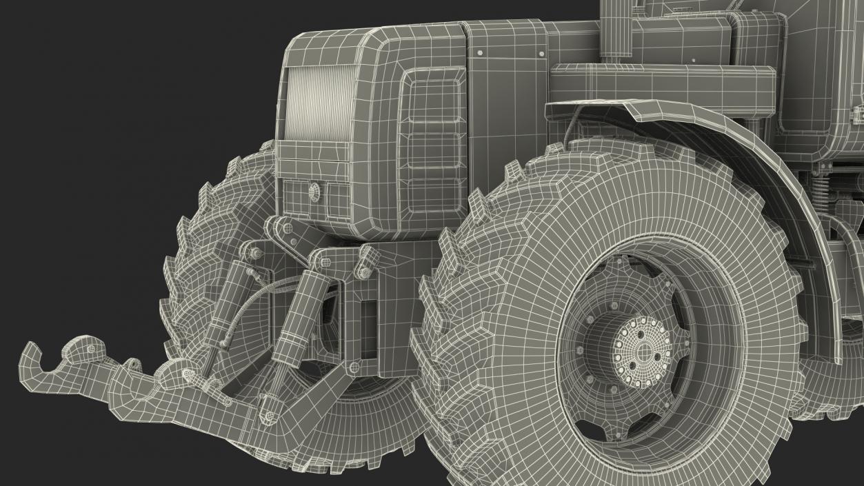 Wheel Tractor Clean 3D model
