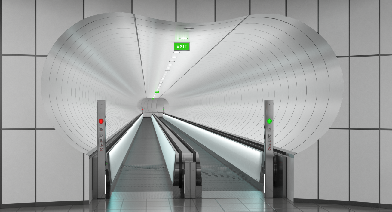 Travelator Tunnel 3D