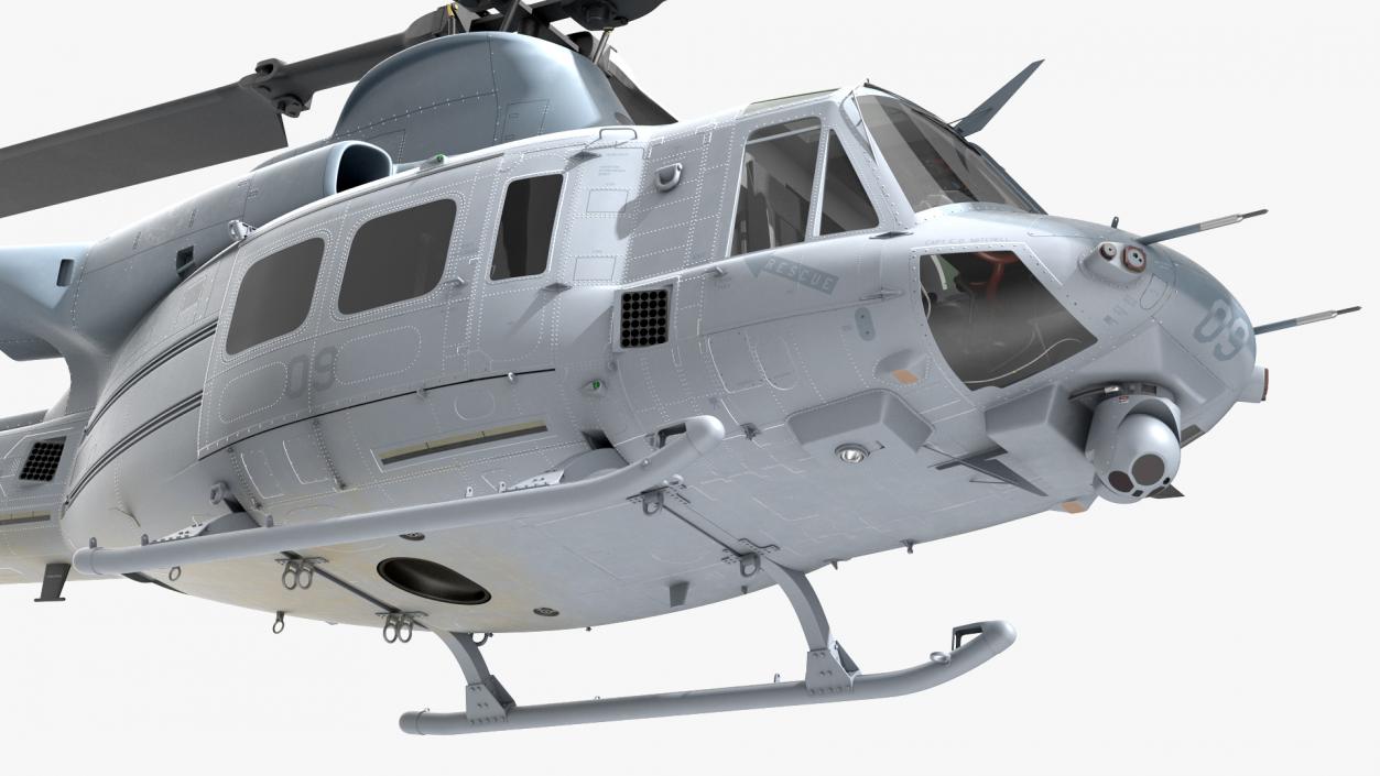 3D Bell Venom Helicopter Rigged model