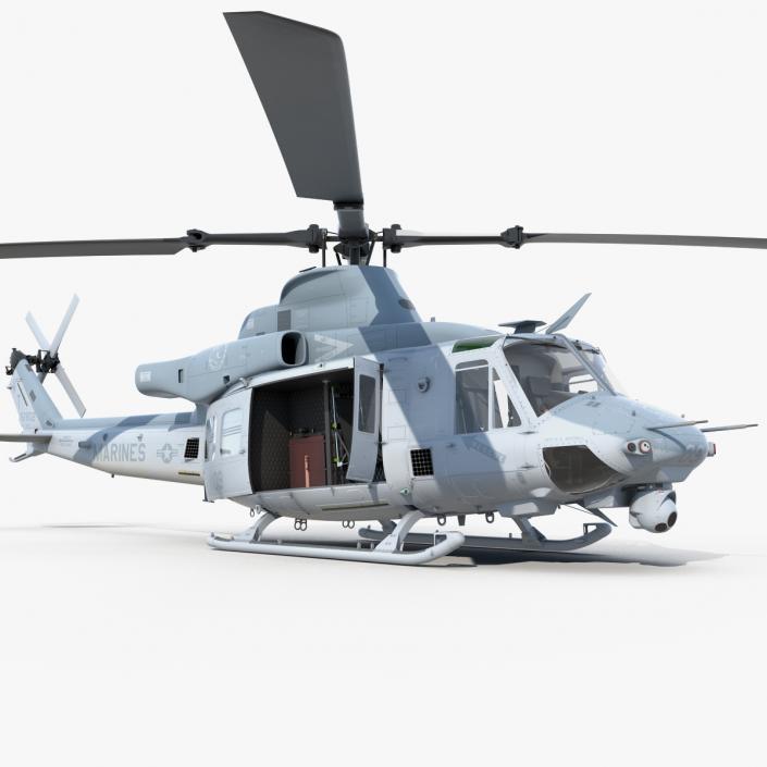 3D Bell Venom Helicopter Rigged model
