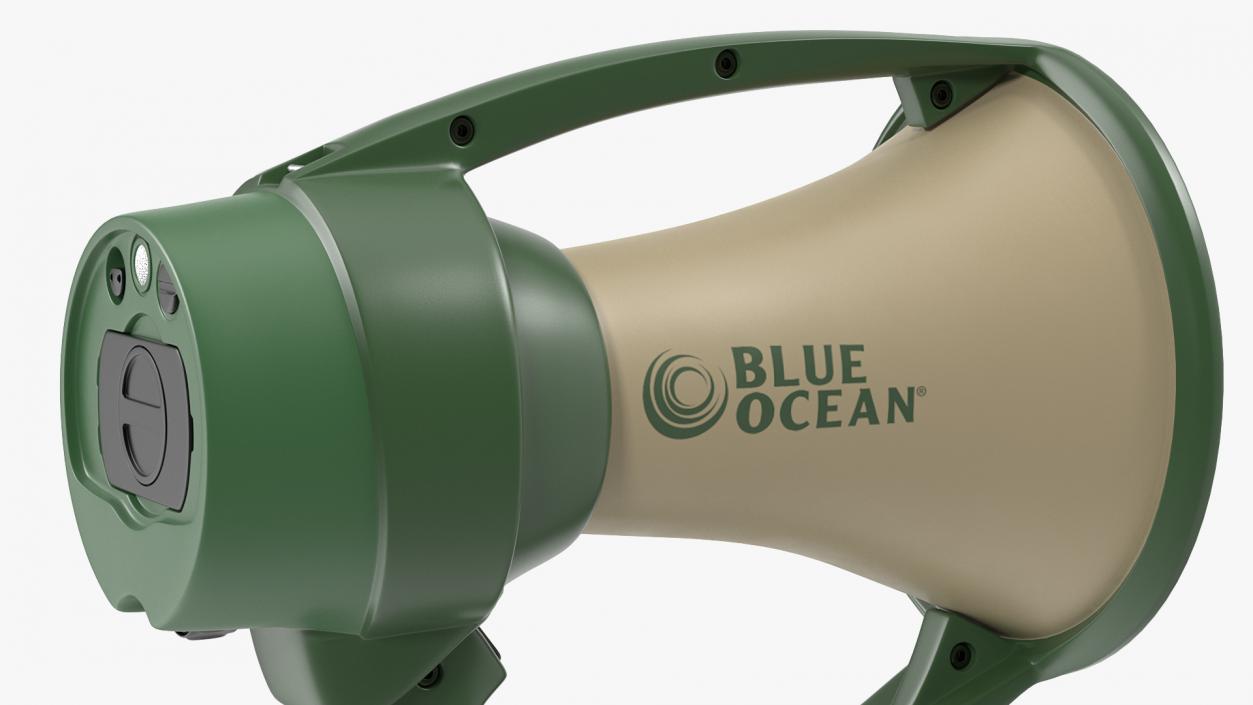 Blue Ocean Rugged Megaphone 3D