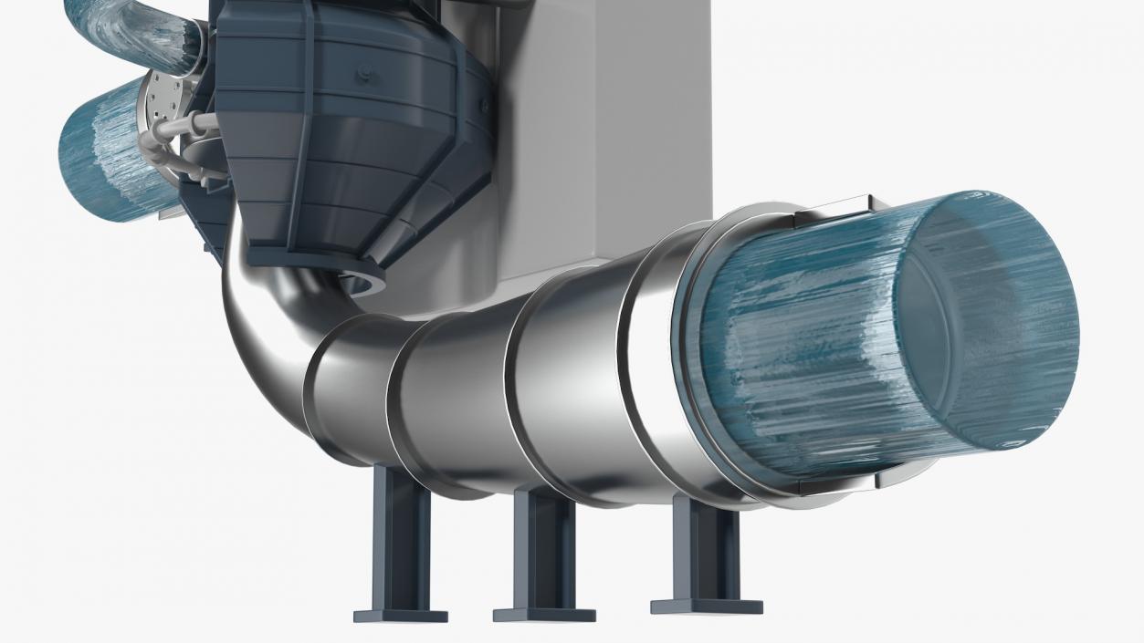 3D GE Variable Speed Hydro Generator model