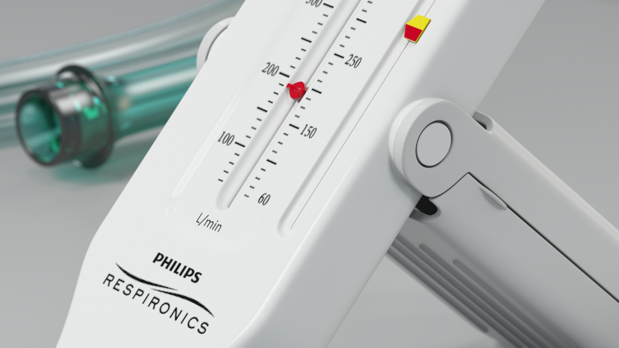 3D model Philips AsthmaCheck Peak Flow Meter
