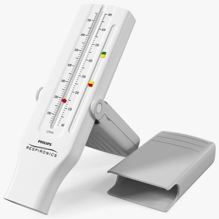 3D model Philips AsthmaCheck Peak Flow Meter