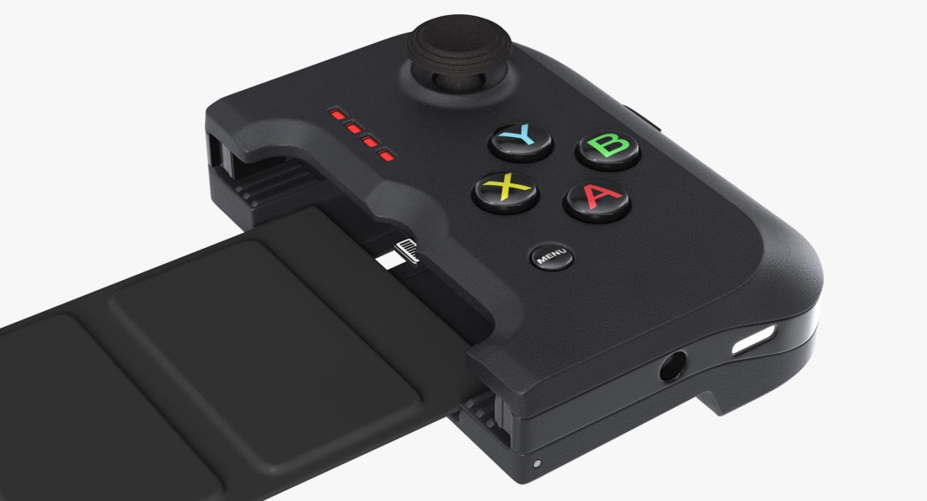3D Gamevice Controller with Iphone 8 Plus model