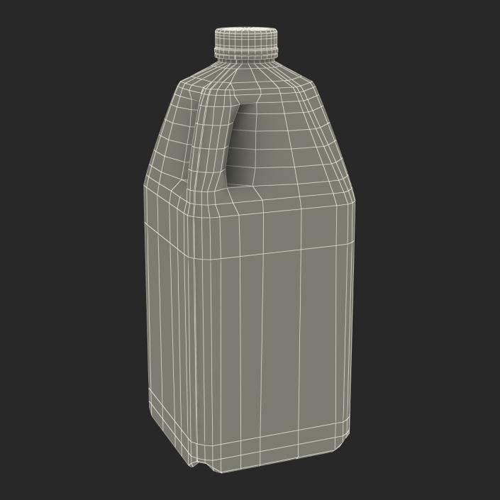 Milk Half Gallon Plastic Bottle Generic 3D model