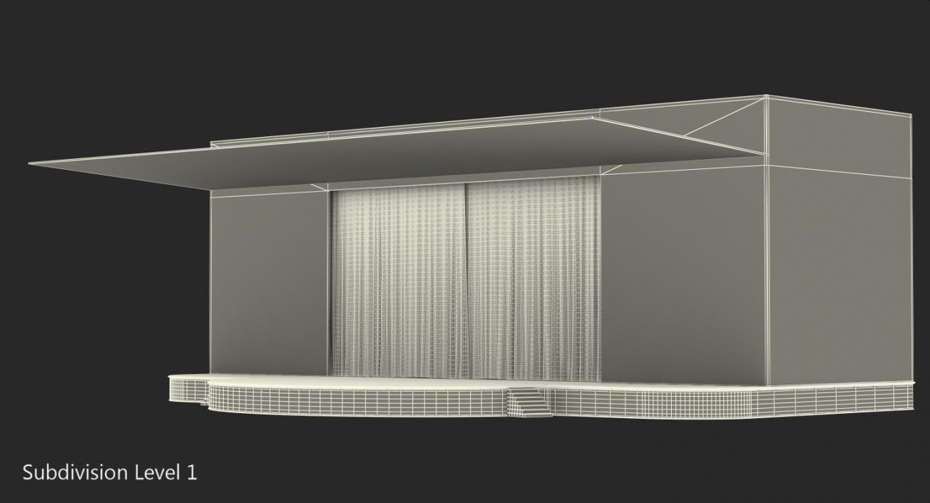 3D model Simple Theater Stage