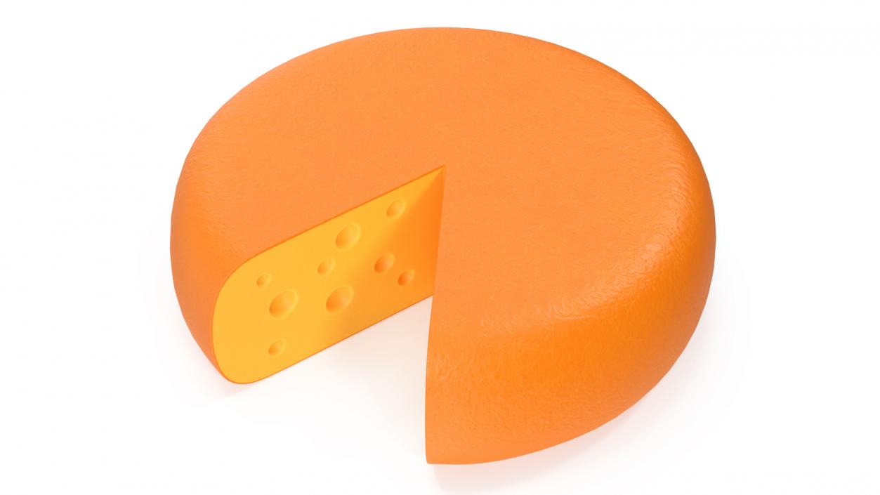 Cartoon Head of Cheese 3D