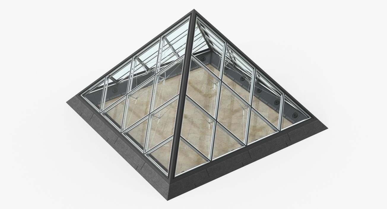 Small Glass Pyramid 3D model