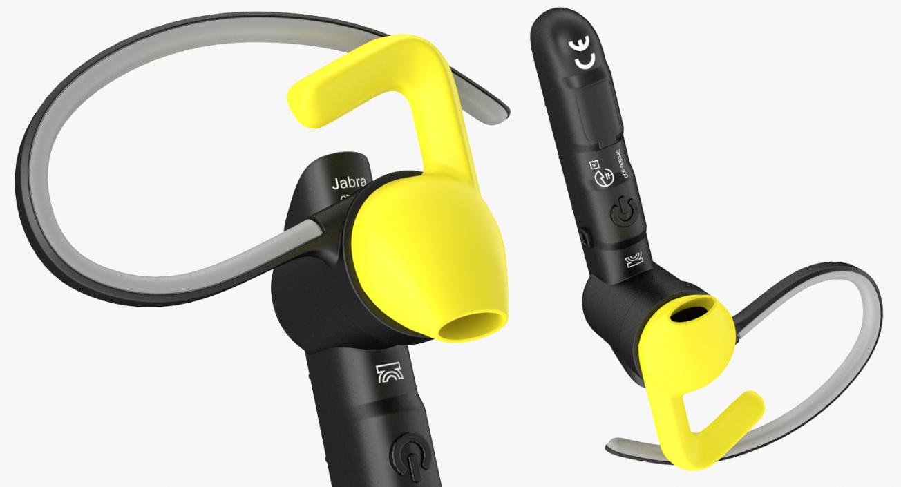 Jabra Steel Industrial Strength Bluetooth Headset 3D model