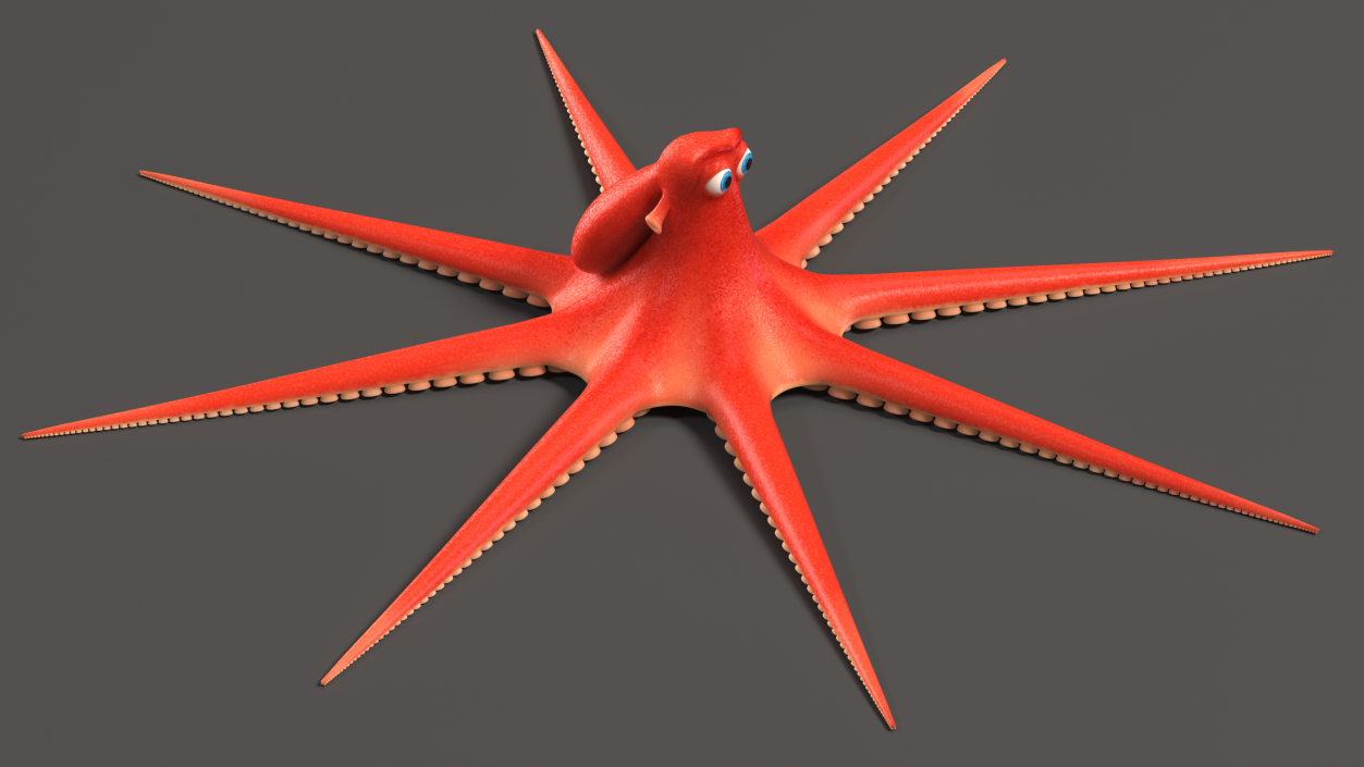 3D model Cartoon Character Octopus
