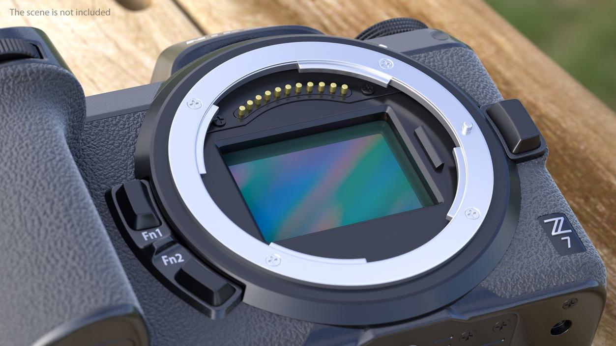Nikon Z7 Mirrorless Digital Camera Body 3D model