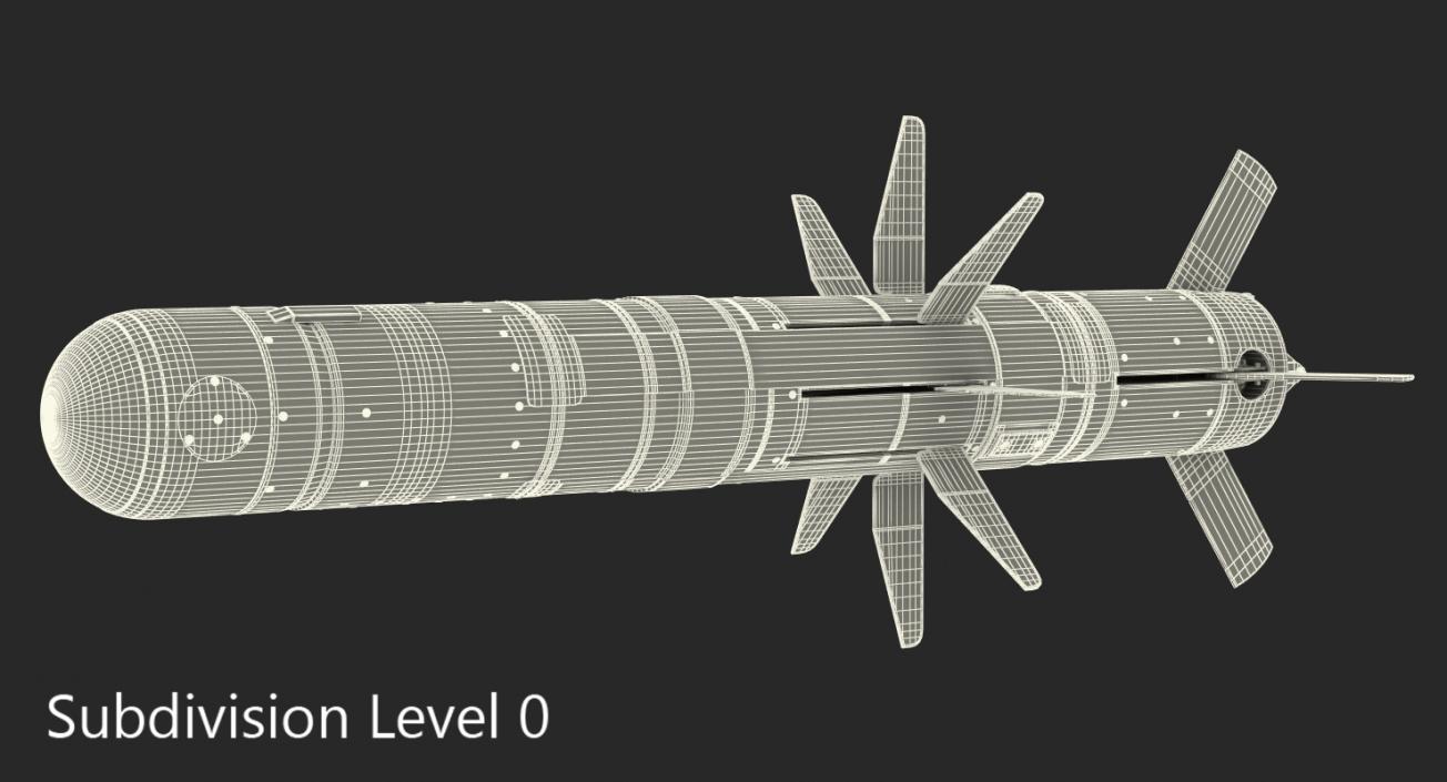 Javelin Missile Rigged 3D