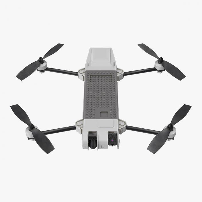 3D Tactical Quadrotor Stealthy Unmanned Aircraft Snipe Rigged model