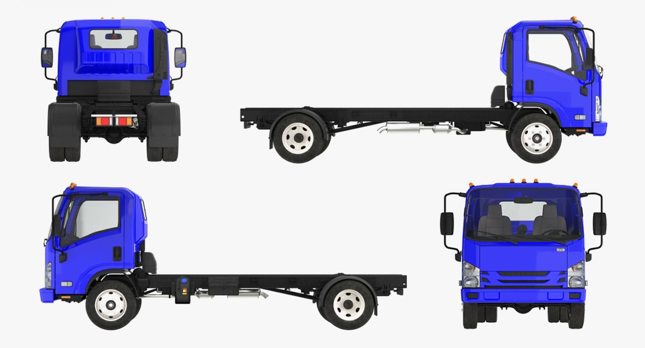 3D model Commercial Truck Generic Simple Interior