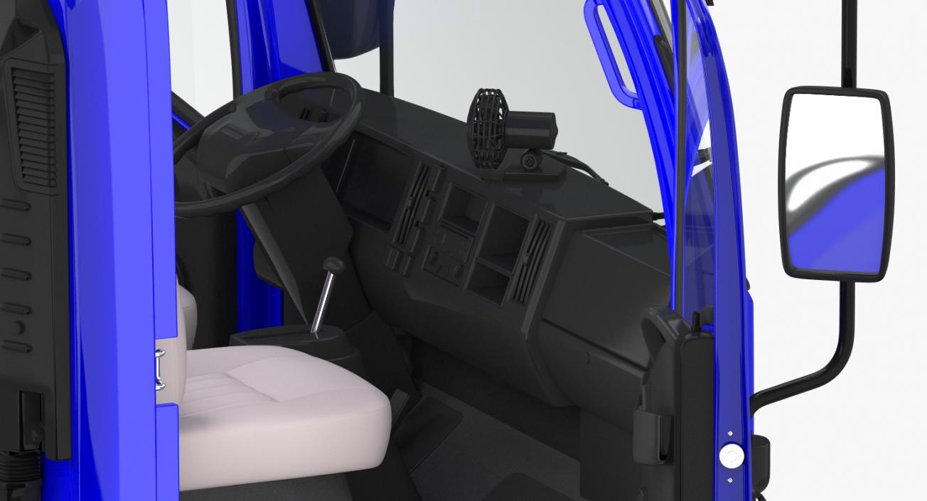 3D model Commercial Truck Generic Simple Interior