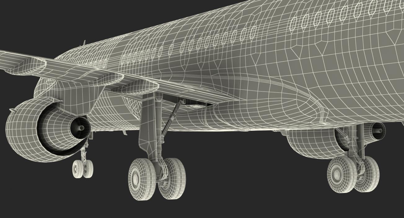 3D Airbus A321 Generic Rigged
