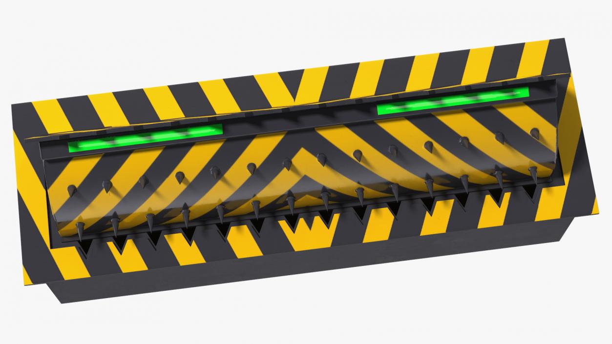 Roadblock Barrier Medium 3D model