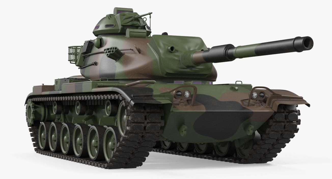 US Combat Tank M60A3 Patton 3D