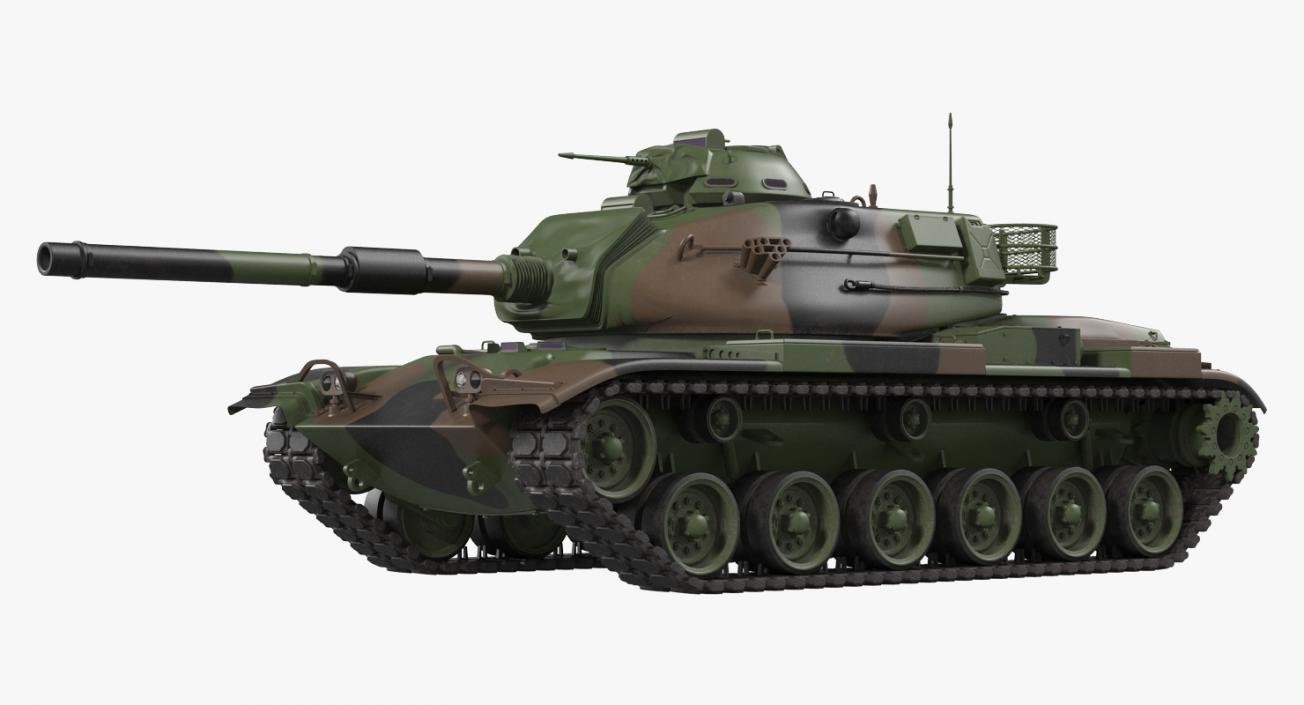 US Combat Tank M60A3 Patton 3D