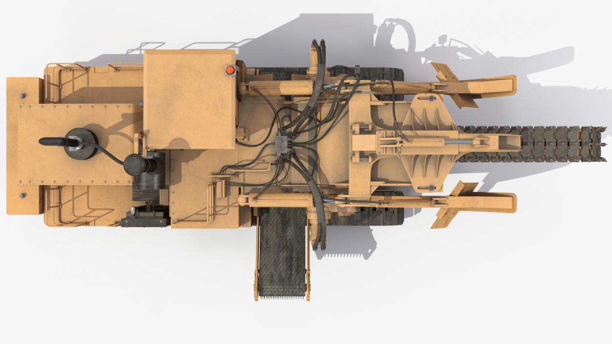 3D Trencher Machine Tesmec 1475 XL EVO Dusty