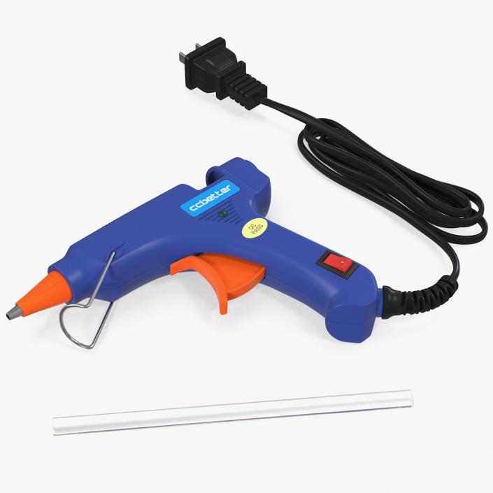 3D CCbetter Mini Hot Glue Gun Folded model