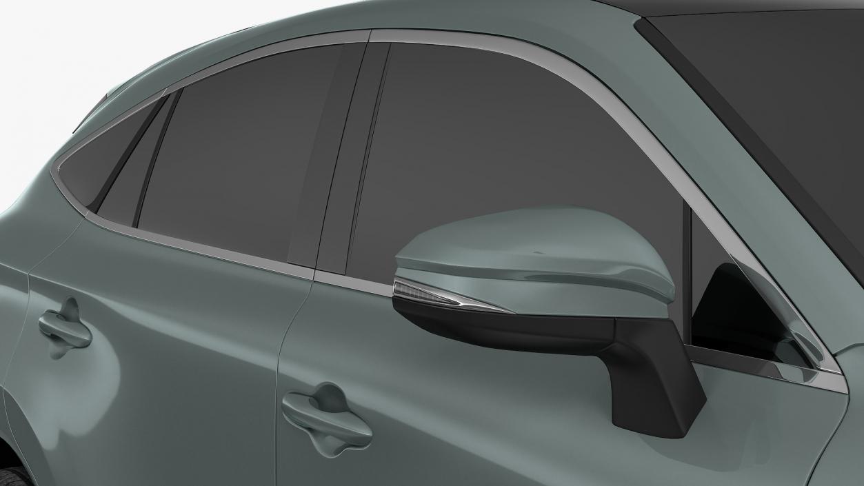 3D Hybrid SUV Simple Interior