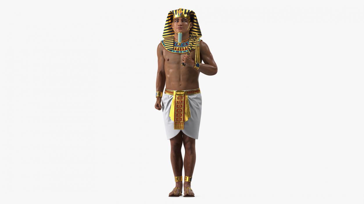 Egypt Pharaoh Standing 3D