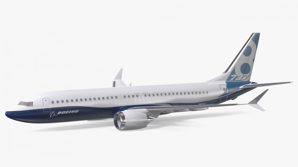 Boeing 737 Max 8 Scale 3D