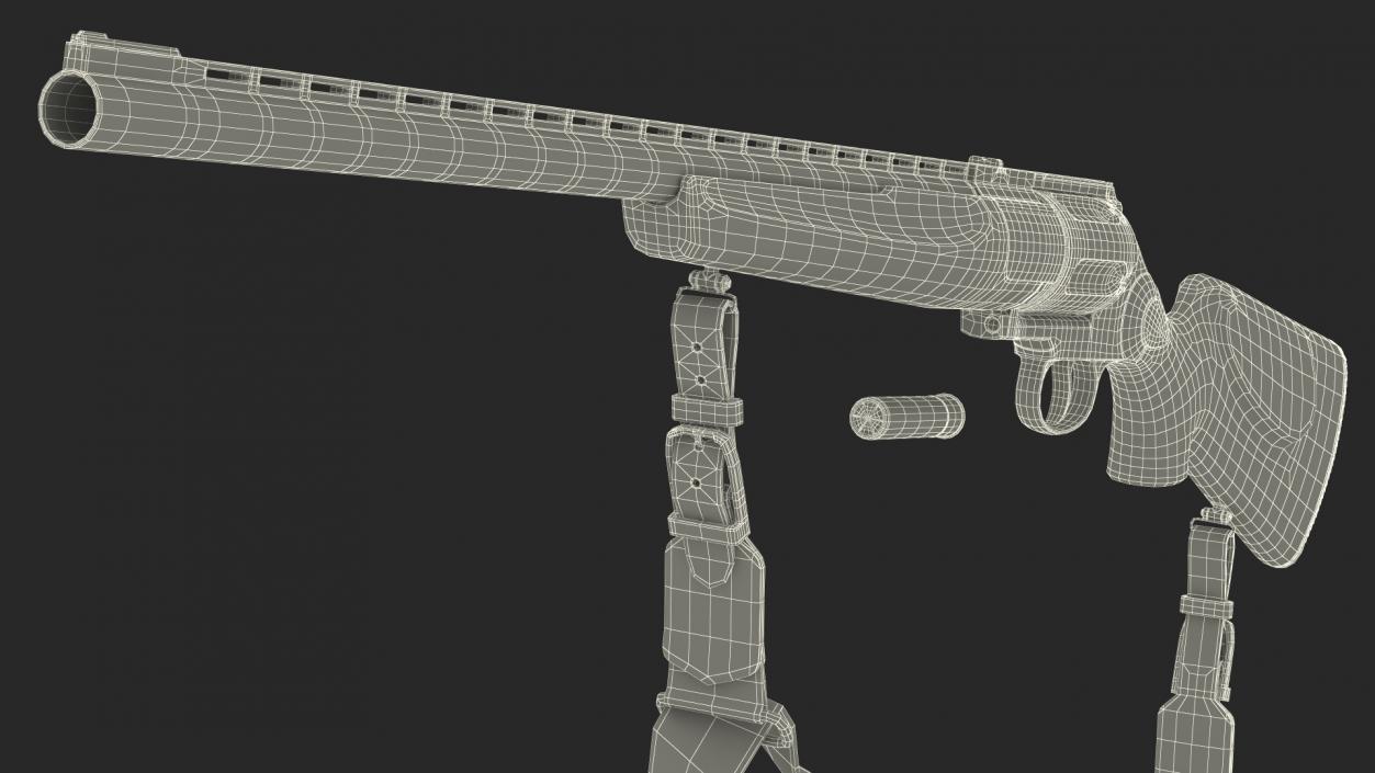 3D model Russian Shotgun MC-255 Polymer