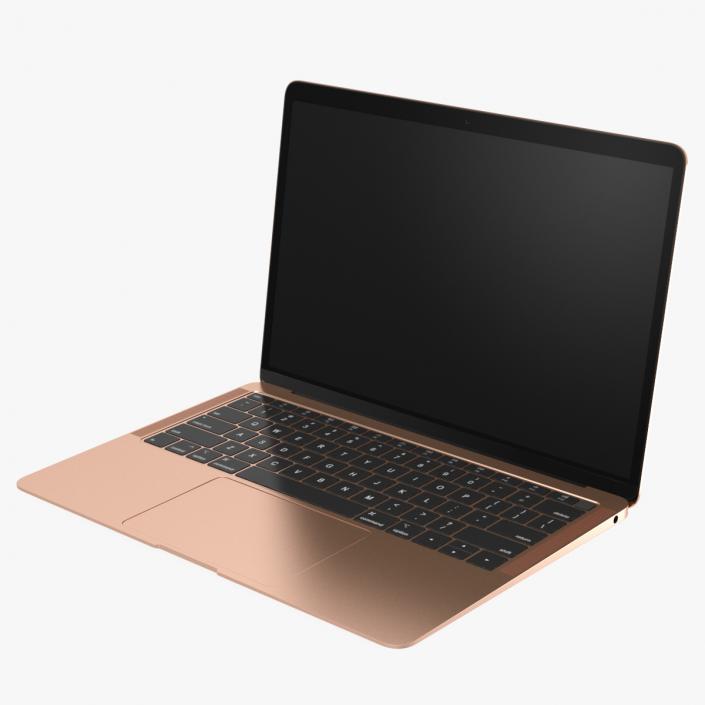 3D model Ultraportable Laptop Gold