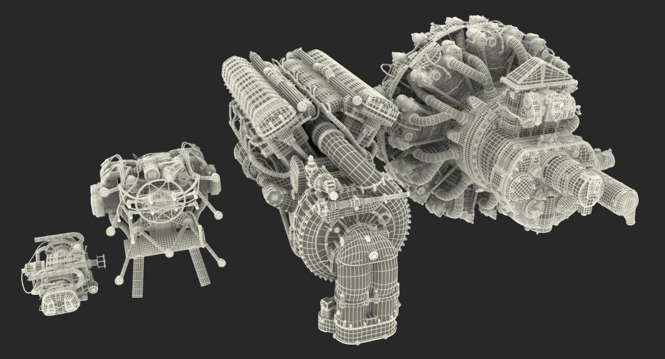 Aircraft Engines Collection 2 3D model