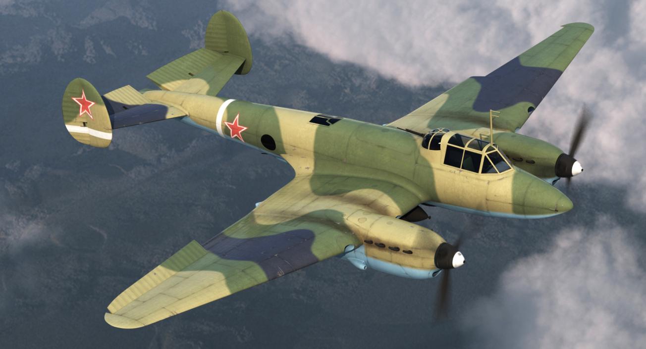3D model WWII Rigged Aircraft Big Collection