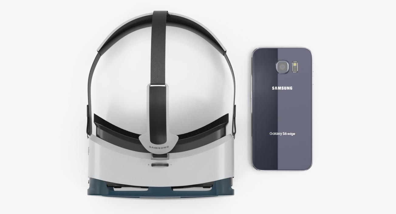 3D Samsung Gear VR and S6 Edge Collection model