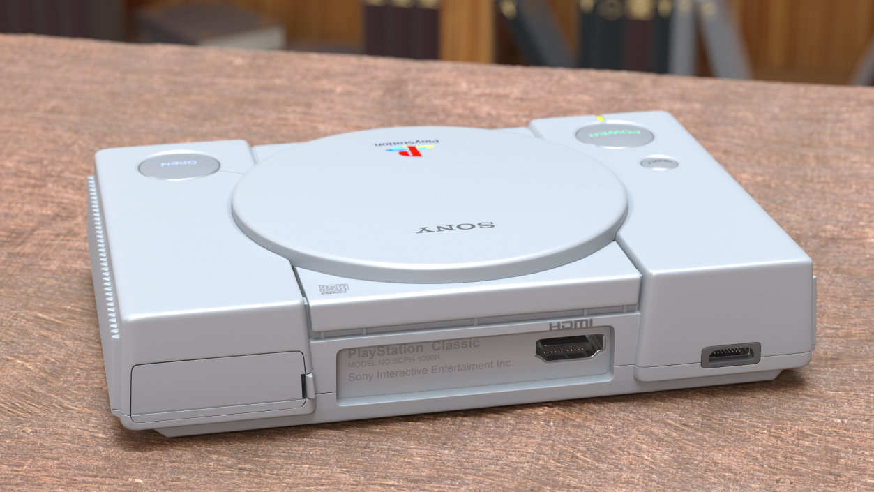 Sony Playstation Classic Gaming Console 3D model