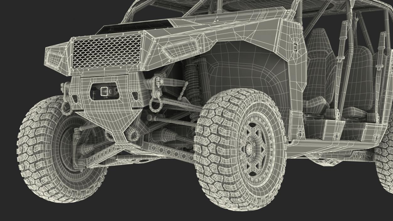 Ultra Light Combat Vehicle Rigged for Cinema 4D 3D