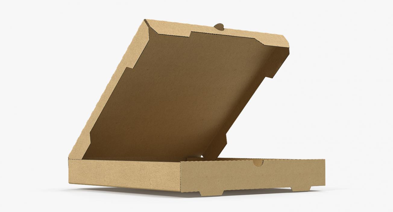 Open Pizza Box 3D model