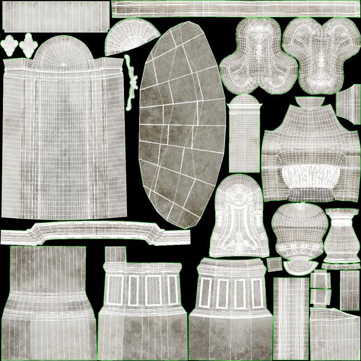 Pedestal of Manneken Pis 3D model