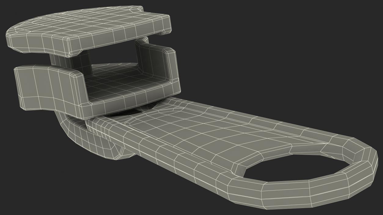 Metal Long Pull Slider 3D