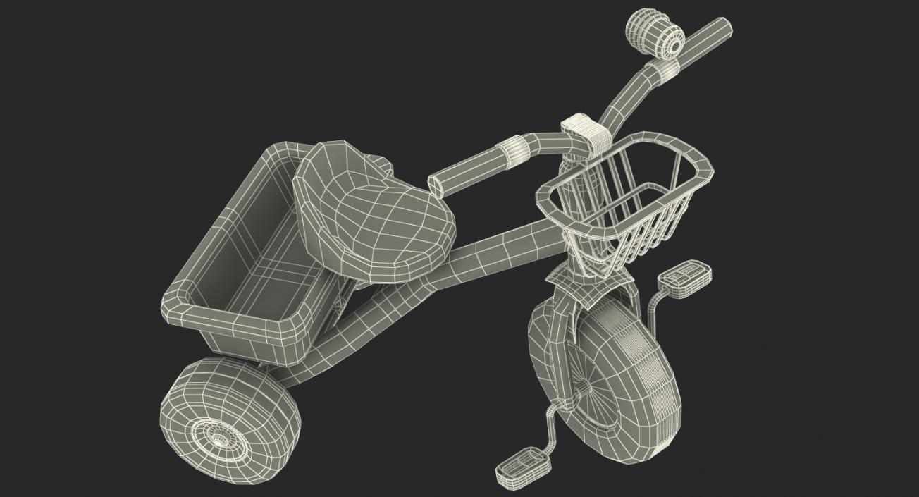Bike for Child 3 Wheel 3D