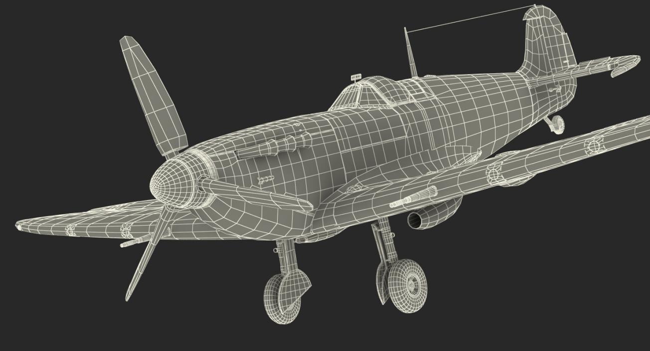 3D model Supermarine Spitfire