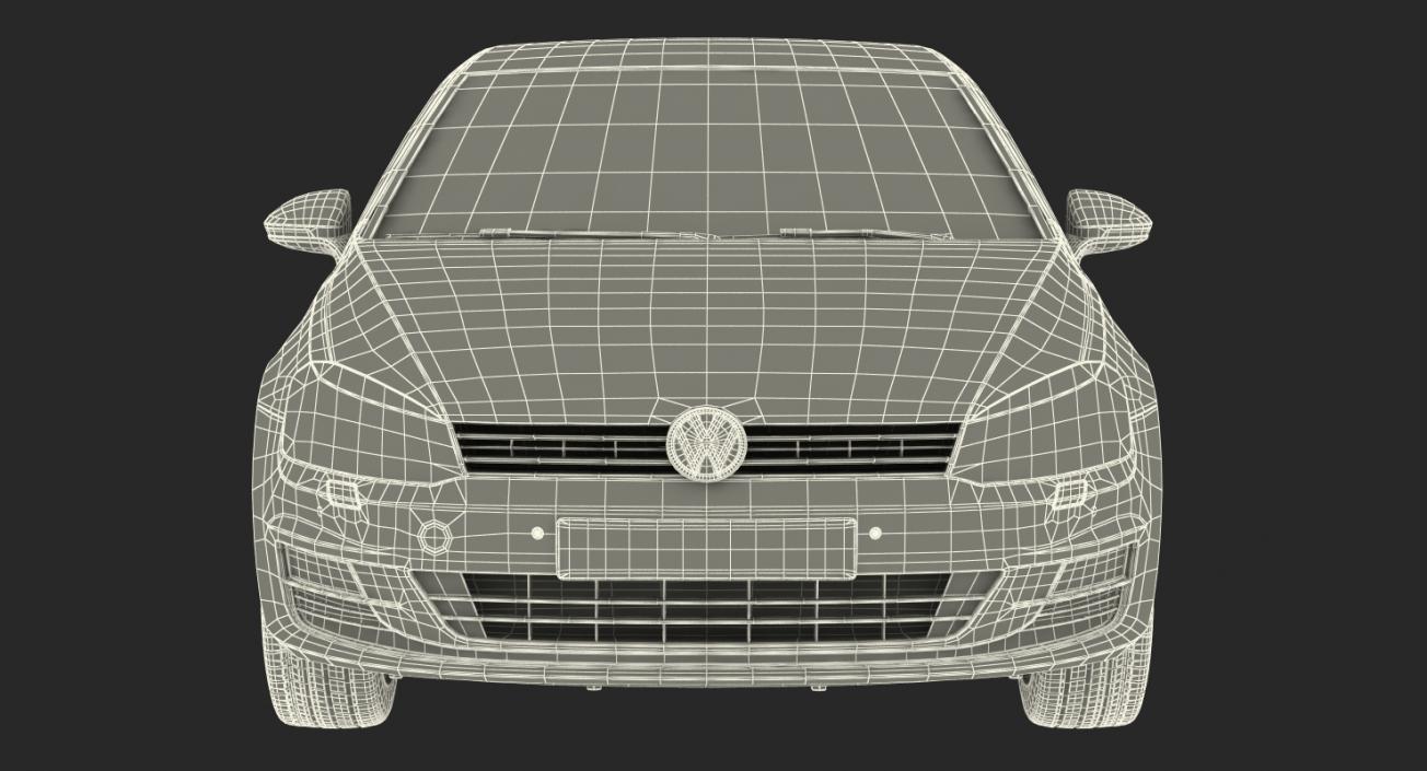 Volkswagen Golf 2017 Rigged 3D