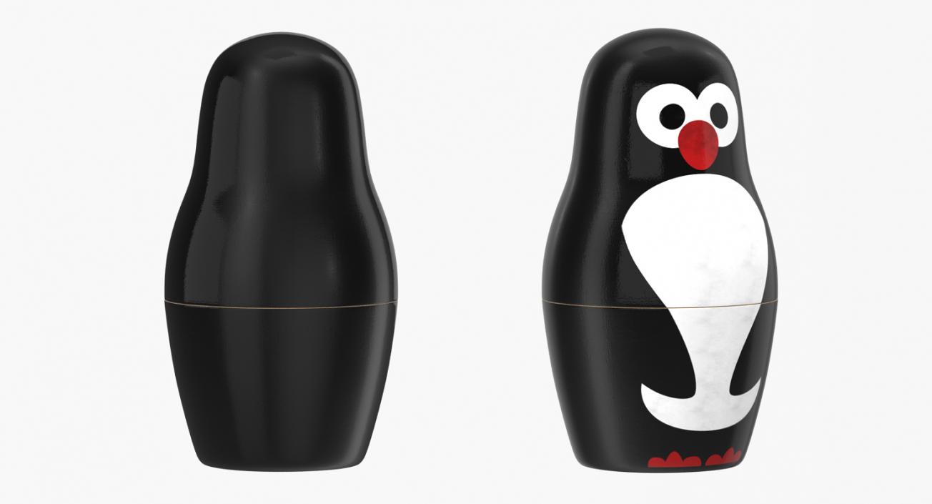 3D Penguin Nesting Matryoshka