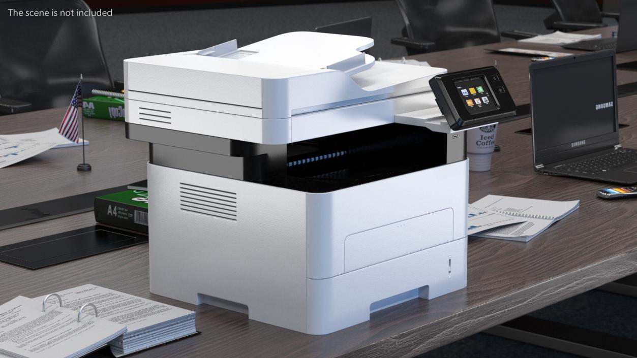 3D Multifunction Laser Printer Power ON