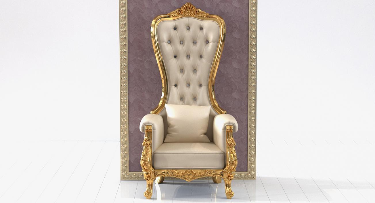 Throne Chair 3D