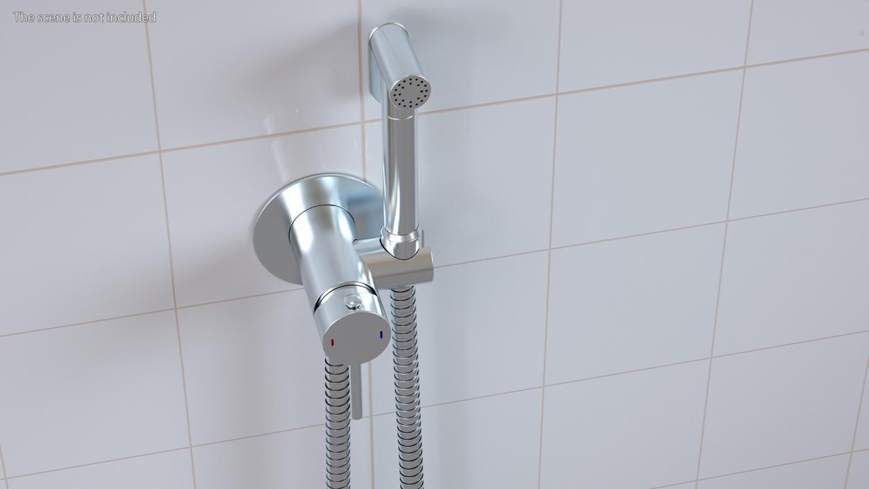 3D model Hygienic Shower
