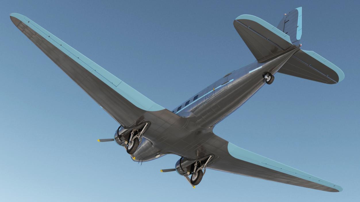 3D Vintage Airliner