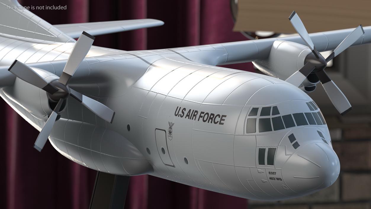 Hercules C130 Scale 3D model
