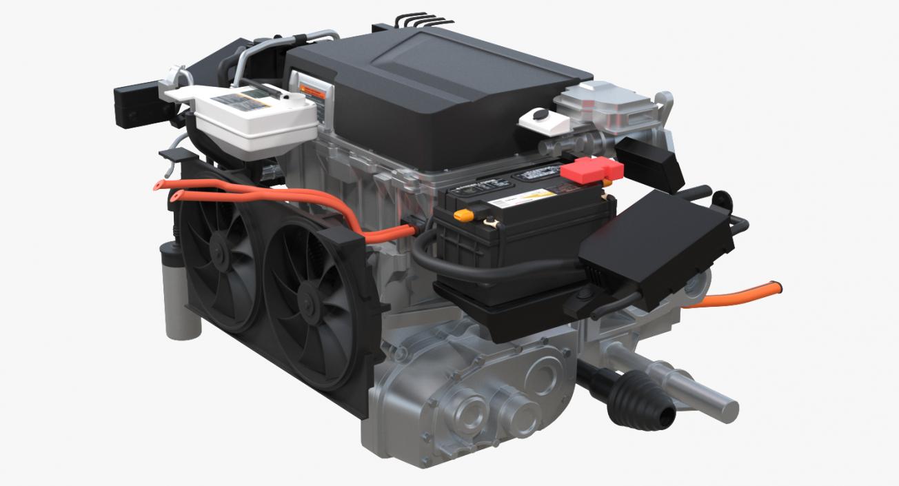 Electric Car Engine 3D model