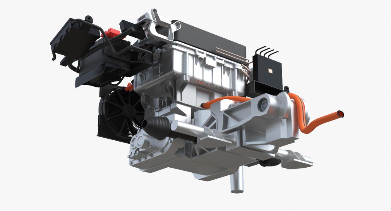 Electric Car Engine 3D model